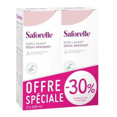 Image of Saforelle Gentle Cleansing Care 2 x 500ml