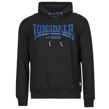 Image of Lonsdale Men&#039;s Chatsworth Hoodie, Black/Blue, XXL