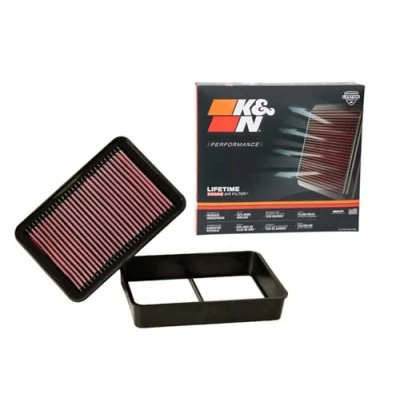 Image of K&amp;N Engine Air Filter: High Performance, Premium, Washable, Replacement Compatible with 2006 2017 Mitubishi (Lancer VIII, Lancer, Lancer Evolution, Raliart, Outlander, ASX), 33 2392