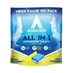 Image of Astonish All in 1 Dishwasher Tablets Blue (Pack of 100) AST21073