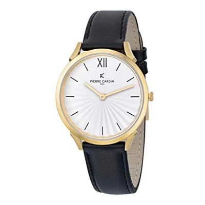 Image of Pierre Cardin Unisex&#039;s Analogue Quartz Watch with Leather Strap CPI.2005