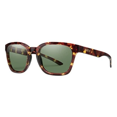 Image of Smith Square Mens Tortoise Green Polarized Founder Slim Brown One Size
