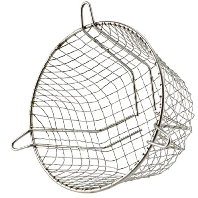 Image of SPARES2GO Universal Stainless Steel Terminal Guard Round Boiler Flue Cage (7&#039;&#039; / 180mm)
