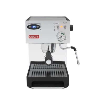 Image of Lelit Anna Coffee Machine With Milk Frother &amp; PID Temperature Control PL41TEMD 2G80 Polished Stainless Steel