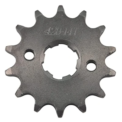 Image of QXWRLD 428 14T 15T motorcycle front Sprocket SL100 XL100 CB125 CG125 CT125 XL125 XLS125 XL185 CT200 TL125 CBX125 CD125 CL125 sprockets(14T)