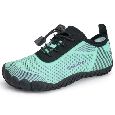 Image of Water Shoes Barefoot Kids Boys Toddlers Aqua Swimming Wet Reef for Beach Pool Sport Non Slip Quick Drying（YN Green 36）