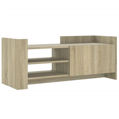 Image of vidaXL TV Cabinet Sonoma Oak 100x35x40 cm Engineered Wood