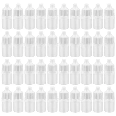 Image of Hslife 100pcs Plastic Dropper Bottles 2ML Empty Squeezable Liquid Bottle with Cap for Home and Travel
