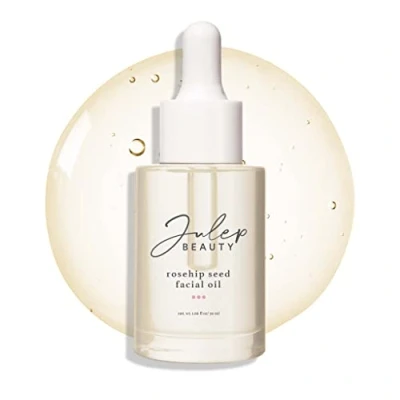 Image of Julep Rosehip Seed Facial Oil Lightweight, Nourishing Vitamin E Moisturiser for Face Skincare Serum Redness, Dry Skin, and Hyperpigmentation 30ml