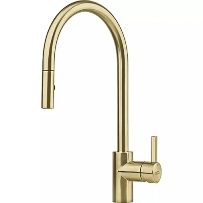 Image of Kitchen Sink tap with a Pull Out spout and Spray Function from Franke Eos Neo M Gold 115.0681.244