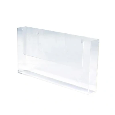 Image of Deflecto A4 Landscape Flat Back Countertop Leaflet Holder with Optional Wall Mounting