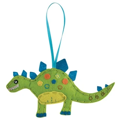 Image of Trimits Felt Decoration Kits, 14.5 x 10cm, Dinosaur