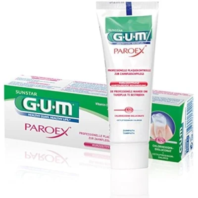 Image of 2X GUM Paroex 0,12 CHX Tooth Gel 75ml (2X 75ml)