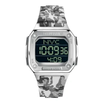 Image of Philipp Plein Hyper $hock Unisex&#039;s Multicolour Watch PWHAA1522 Silicone One Size