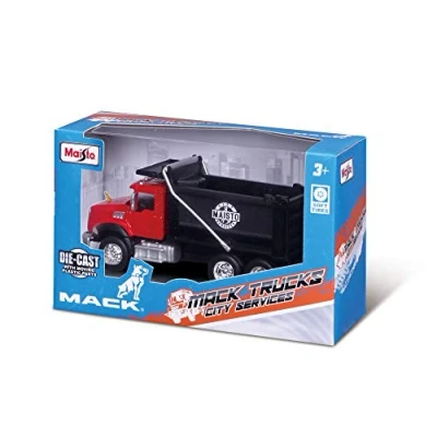 Image of Maisto M21239 Fresh Metal City Services Mack Trucks Incredibly Detailed Die Cast Replica Collectible Model Vehicle, Assorted Designs and Colours