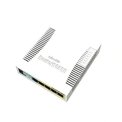 Image of MikroTik rb260gsp Managed Gigabit Ethernet (10/100/1000) Connection, Supporting the Power Over (PoE Port) White Network Switch (Networks Switches (10/100/1000), 6 W, 8, 30; 25 85 C)