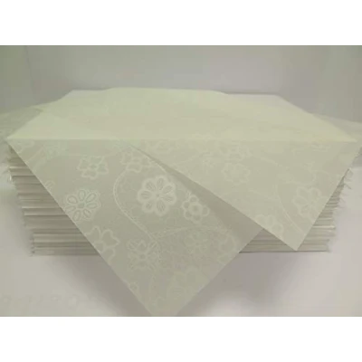 Image of Vellum Translucent Lace Print Paper A4 100gsm for Arts &amp; Crafts (25 Sheets JLH077)