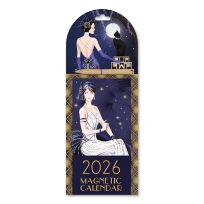 Image of Claire Coxon Art Deco Magnetic Calendar 2026