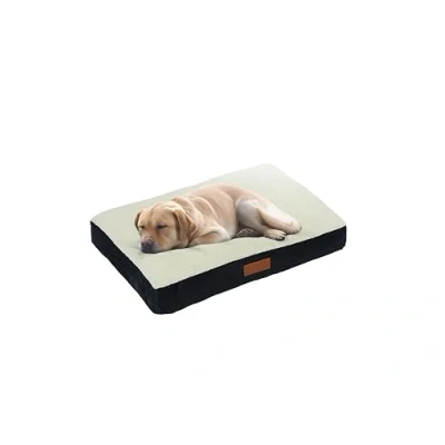 Image of Ellie Bo Large Dog Bed for 36 inch Cage/Crate Brown Faux Suede/Sheepskin