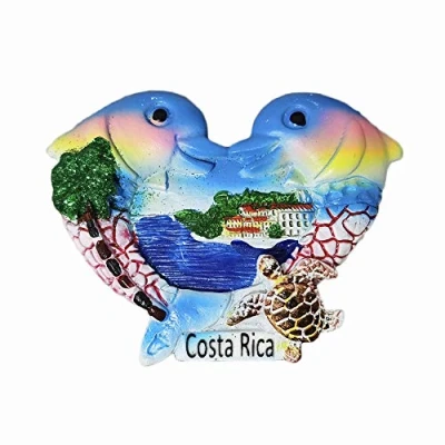 Image of Costa Rica 3D Dolphins Fridge Magnet Souvenir Gift,Handmade Home &amp; Kitchen Decoration Refrigerator Collection