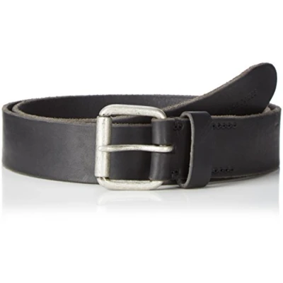 Image of JACK &amp; JONES Men&#039;s JJIJAKOB LEATHER BELT NOOS Belt, Black, 90 cm (Manufacturer size: 90)