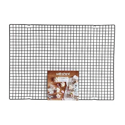 Image of Wiltshire Cooling Rack, Medium, PFOA &amp; PTFE Free, Non Stick Coating, 26x2x41cm, Black