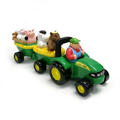 Image of John Deere 736 34908VB Animal Sounds Hayride, Multicoloured, Large X