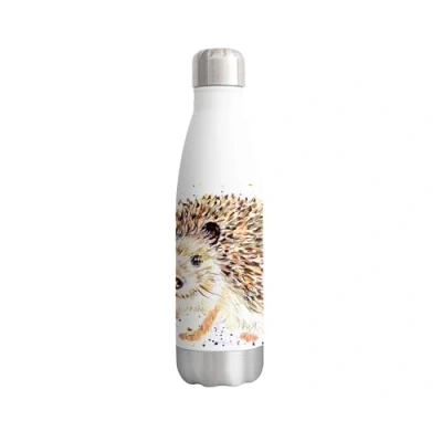 Image of Vixar Hedgehog wildlife animals Watercolour Bottle double Wall insulated Stainless steel sport Drinks 500ml v2