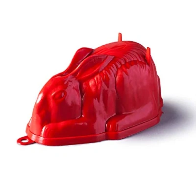 Image of Kilo L31R Zeal Large Rabbit Jelly Mould, Red