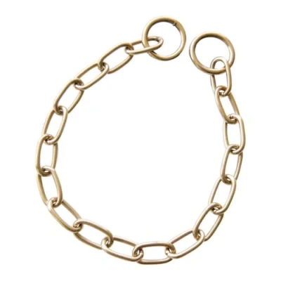 Image of HS Sprenger Basic Dog Collars Medium Link Collar Curogan