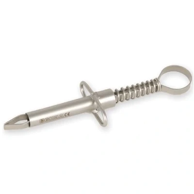 Image of GIMA Ticks Remover Tweezer, Stainless Steel, Sandblasted Finish,for Pets, as cats or dogs, and Human, 8.5 cm.
