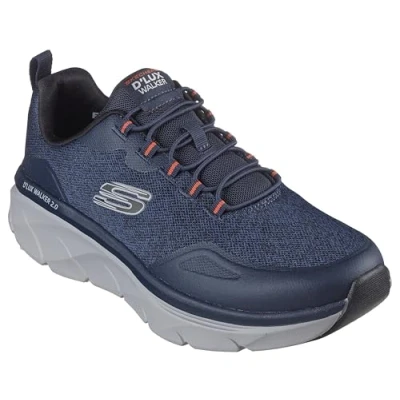 Image of Skechers Men&#039;s D&#039;LUX Walker 2.0 STEADYWAY Sneaker, Navy, 11 UK