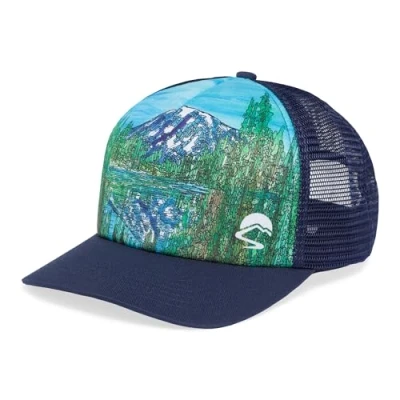 Image of Sunday Afternoons Unisex Artist Series Trucker Cap, Alpine Reflection Trucker, One Size
