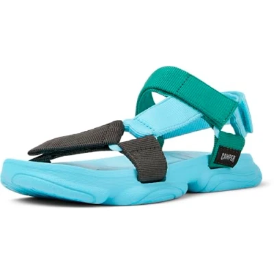 Image of Camper Karst Walking sandals, Women&#039;s, Size: 4, Blau grün Polyester