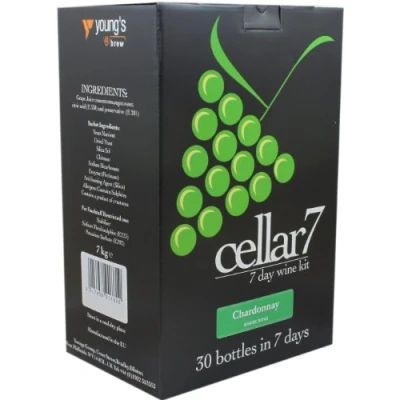 Image of Cellar 7 Chardonnay 30 Bottle White Wine Making Kit