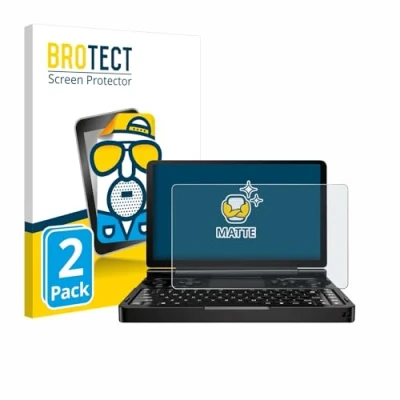 Image of brotect Screen Protector Anti Glare compatible with GPD Win Mini (2024) (2 Pack) Matte, Fingerprint Protection Film