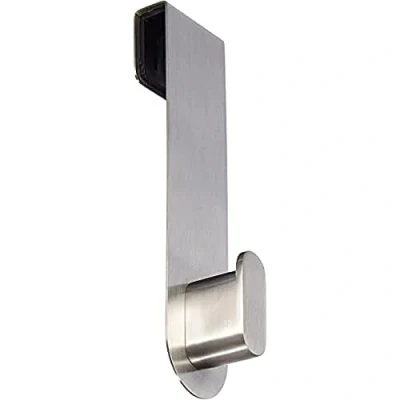 Image of Blomus &quot;Areo Hook for Glass Shower Panels, Silver Matte, 3.5 x 4 14 cm