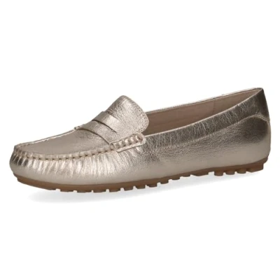 Image of CAPRICE Women&#039;s 9 24708 42 Moccasin, Gold Comb, 4.5 UK
