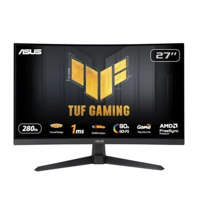 Image of ASUS TUF Gaming VG32VQ1BR Curved Monitor â“ 31.5 inch WQHD (2560x1440), 165Hz(Above 144Hz), Extreme Low Motion Blur, Adaptive sync, FreeSync Premium, 1ms (MPRT), HDR10