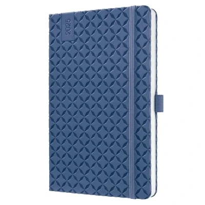 Image of SIGEL J5101 Jolie Weekly Planner 2025, hardcover, 13,5 x 20,3 cm, 174 Pages, Blue