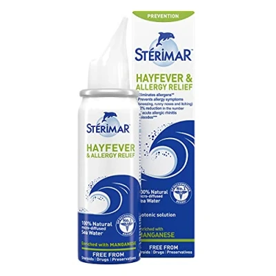 Image of Sterimar Hayfever &amp; Allergy Relief, Nasal Spray, 100% Natural Sea Water, 50 ml