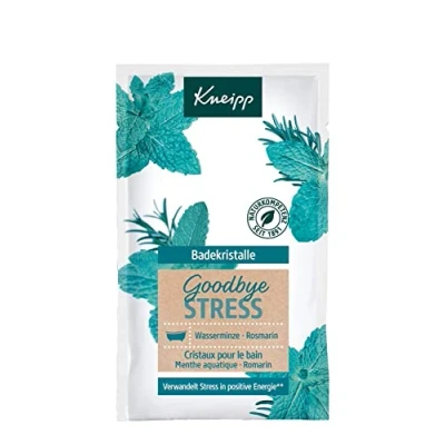Image of Kneipp Goodbye Stress Water Mint &amp; Rosemary Bath Crystals 60g