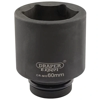 Image of Draper Expert HI TORQ� 6 Point Deep Impact Socket, 1&quot; Sq. Dr., 60mm