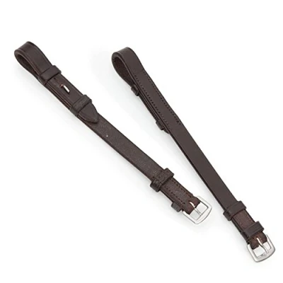Image of Shires Equestrian Blenheim Bridle Cheeks Havana Size: Full 1/2&quot;