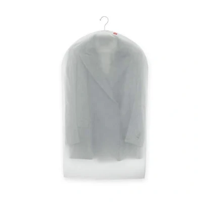 Image of Rayen Wardrobe clothes Hanging suit Dress cover resistant to dust, moisture and moths. 60 x 100 cm. Translucent, Peva