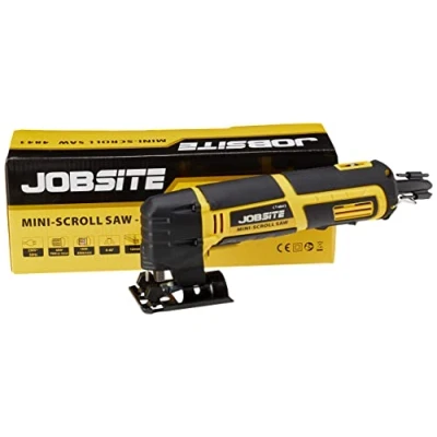Image of NEILSEN 75WATT Mini Scroll Saw 4, Jigsaw CT4843, Ideal for Intricate CUTS,Yellow