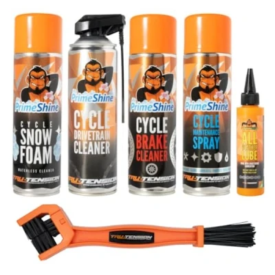 Image of Tru Tension Bike Revive Bundle Ultimate Maintenance Kit Bicycle Tools &amp; Accessories 6 Piece Cleaning