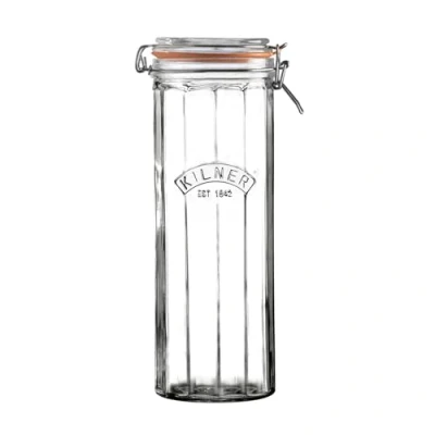Image of Kilner Facetted Clip Top Jar 2.2 Litre
