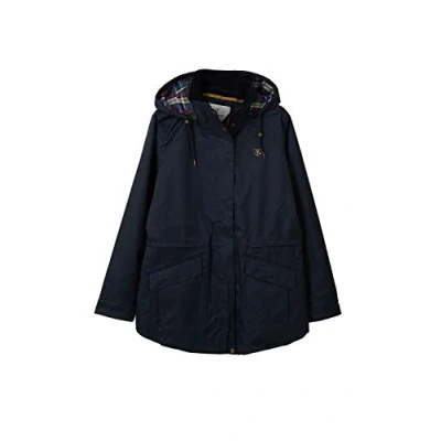 Image of LightHouse Kendal Womens Raincoat, Highly Waterproof Windproof Country Jacket with Detachable Lined Hood, Nightshade 14