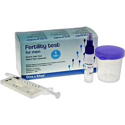 Image of One Step: Fertility Test for Men, Indicate Normal or Low Sperm Count 1
